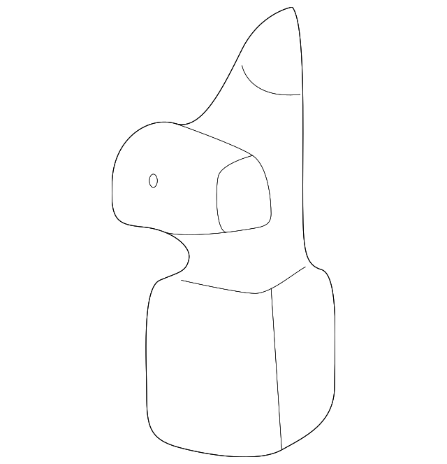 Knob 3B0-837-187-B-01C - View 28