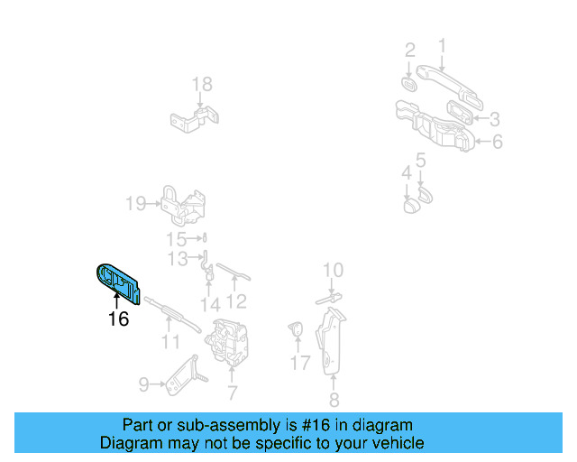 Handle, Inside 3B0-839-114-BK-4ET - View 3