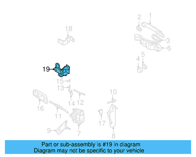 Lower Hinge 3B4-833-411-D - View 7
