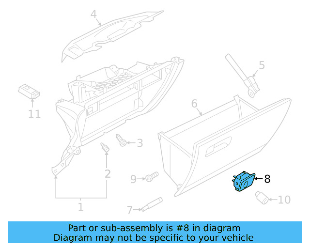 Handle 3G1-857-147-81U - View 3