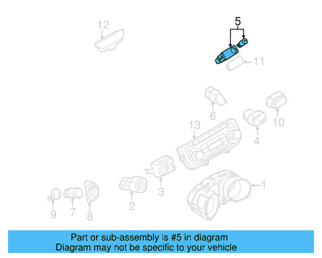 Instrument Panel Plug 1T0-857-489 - View 9