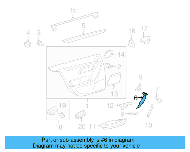 Pull Handle 3C8-867-180-A-1QB - View 4