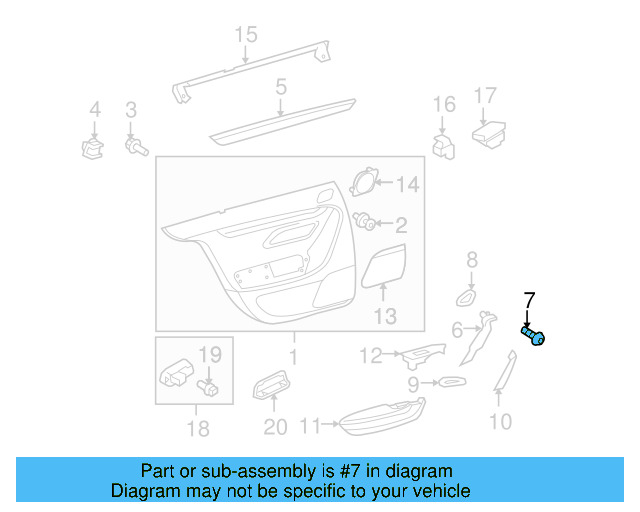 Pull Handle Bolt N-103-346-04 - View 4