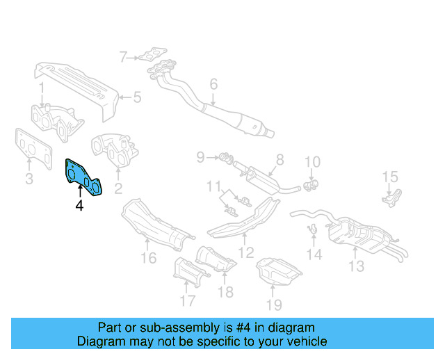 Manifold Gasket 022-253-039-E - View 10