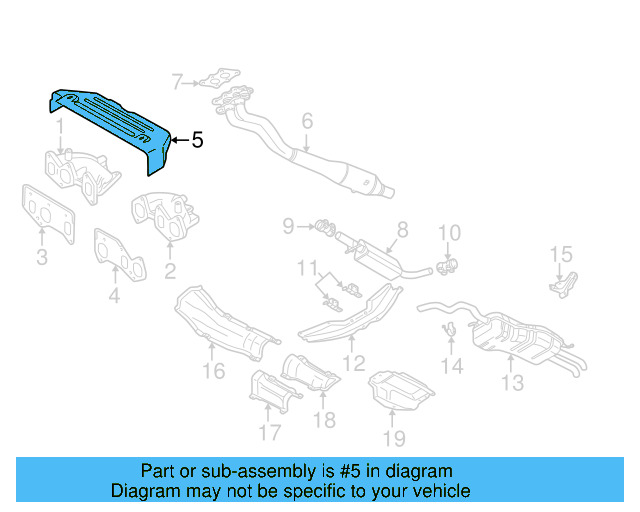 Heat Deflector 021-253-037-E - View 7