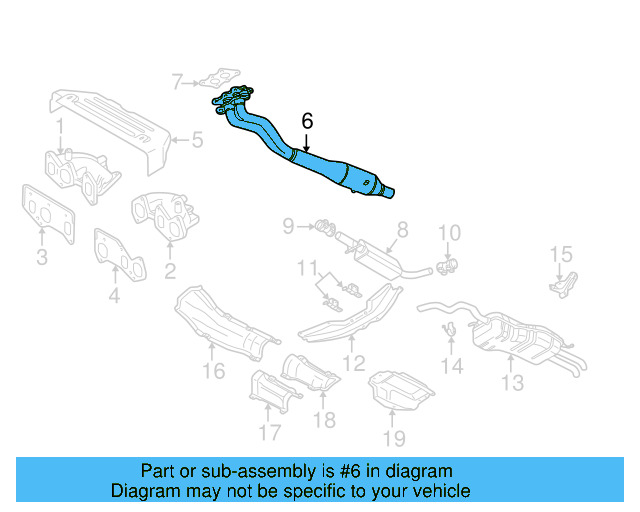 Converter & Pipe 1J0-253-208-FL - View 6