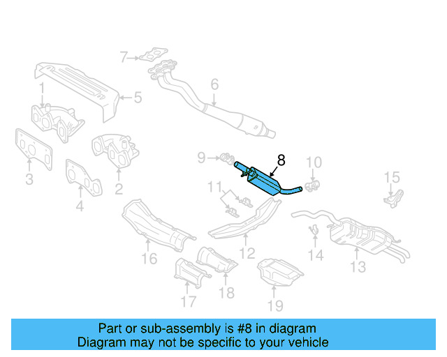 Exhaust Muffler 1J0-253-209-P