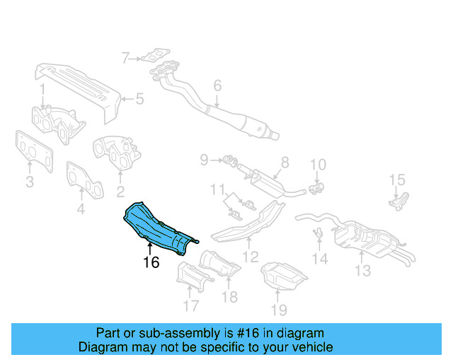 Heat Shield 1J0-803-311-J - View 8