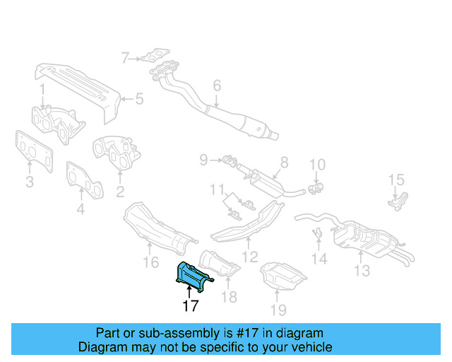 Heat Shield 1J0-804-275-B - View 6