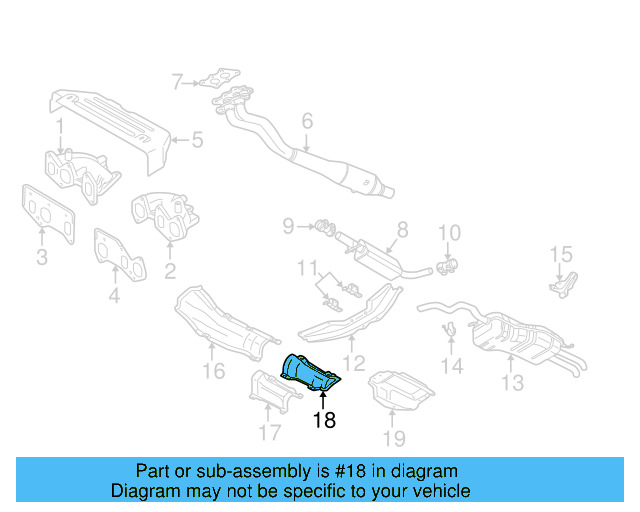 Heat Shield 1J0-803-313-E - View 10