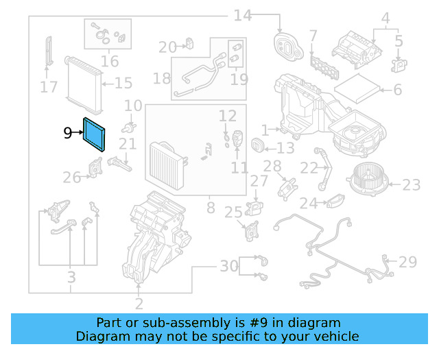 Evaporator Assembly Gasket 3QF-898-003 - View 17
