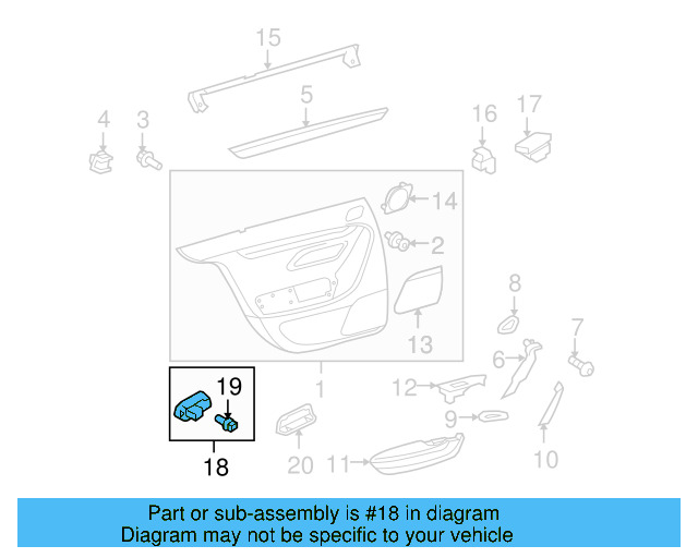 Courtesy Lamp 1K0-947-411-A - View 10
