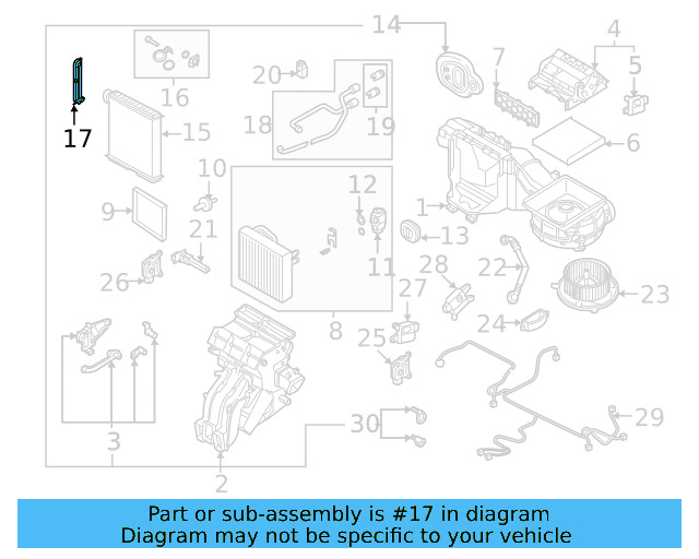 Heater Core Cover 3QF-819-422-A - View 11