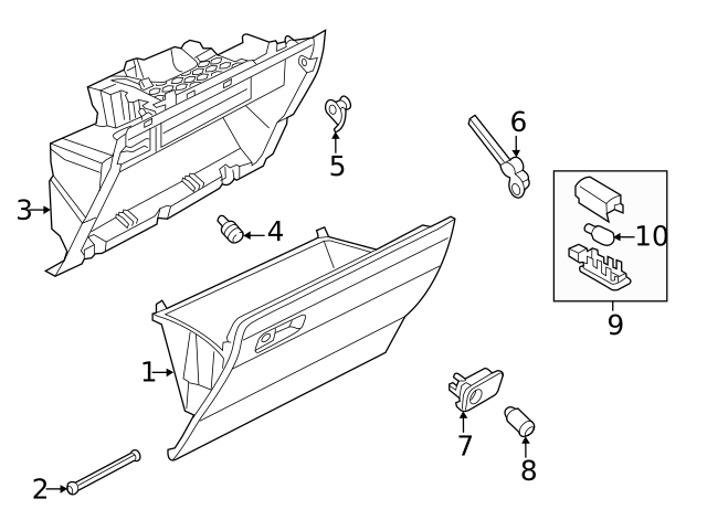 Glove Box Lamp 5G0-947-409