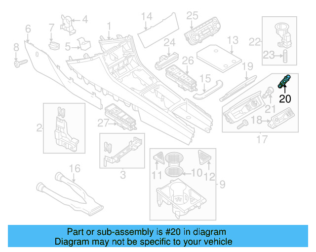 Cigarette Lighter Element 1J0-919-307-9B9 - View 65