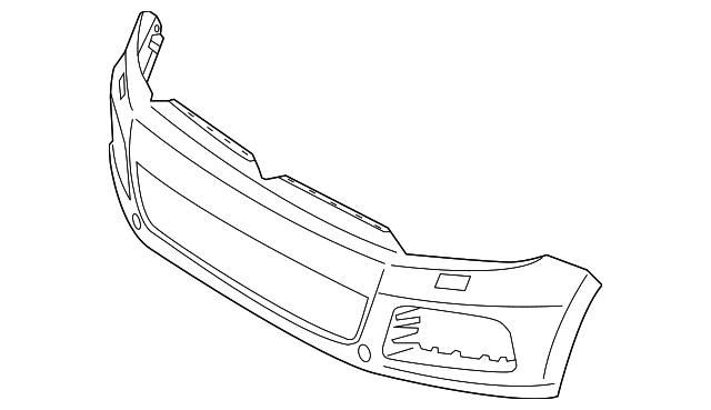 Bumper Cover (Unpainted) 7p6807221cgru