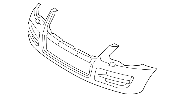 Bumper Cover (Unpainted) 7l6807217apgru