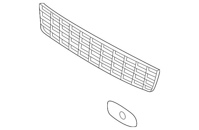 Lower Grille 7P6-853-671-E-RYP - View 4