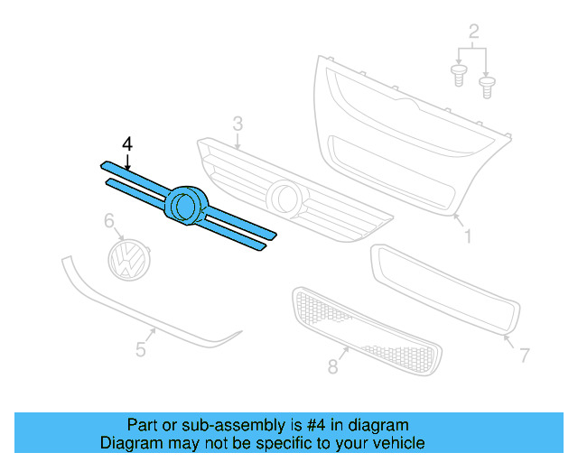 Bumper Cover Screw N-910-844-02 - View 6