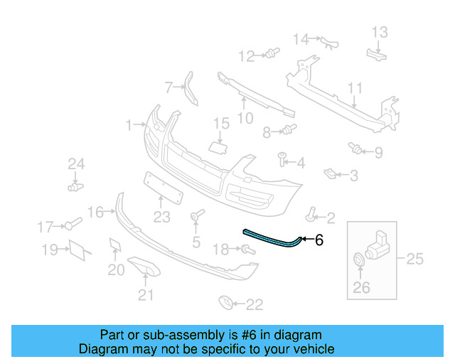 Molding 7L6-853-241-A-2ZZ - View 3