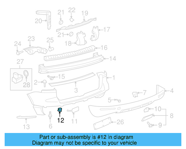 Impact Bar Bolt 7L6-807-199 - View 26