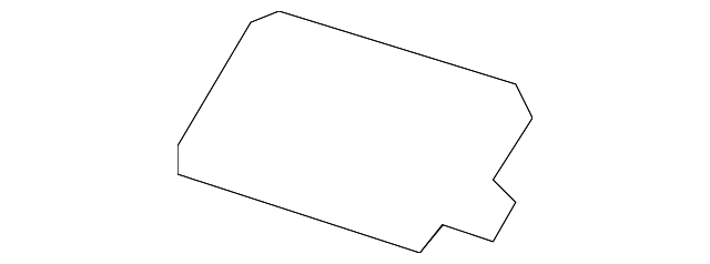 Headlight Washer Cover (Unpainted) 7l6807752agru