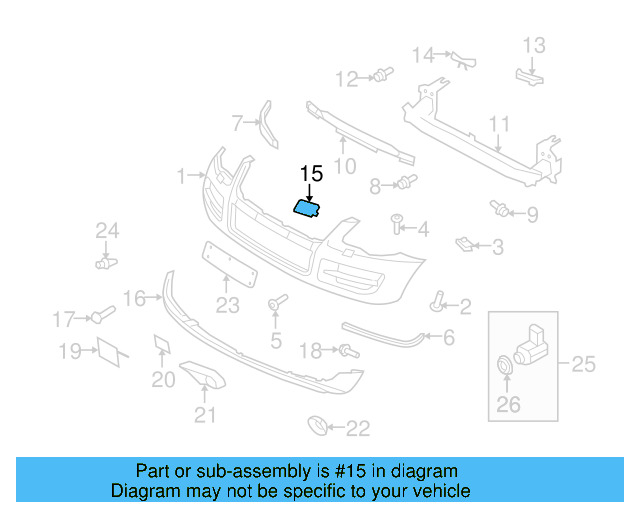 Cover (Unpainted) 7l6807752bgru - View 3