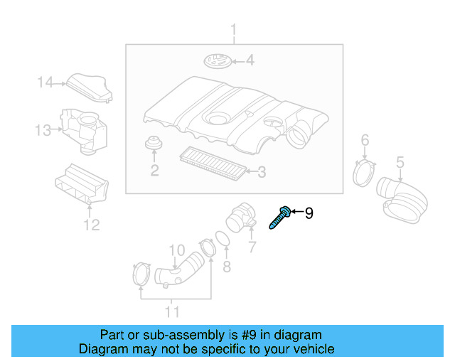 Air Mass Sensor Screw N-901-720-04 - View 21