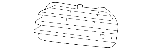Outer Grille 7P6-854-662-9B9 - View 3