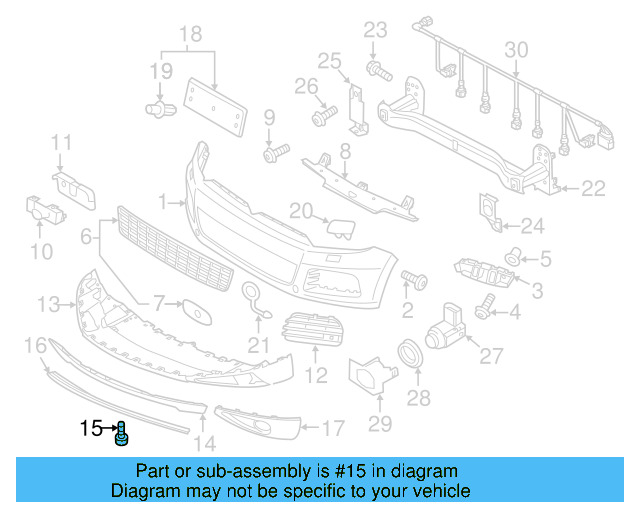 Lower Trim Bolt N-908-963-01 - View 4