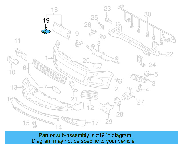License Bracket Rivet N-038-549-4 - View 62