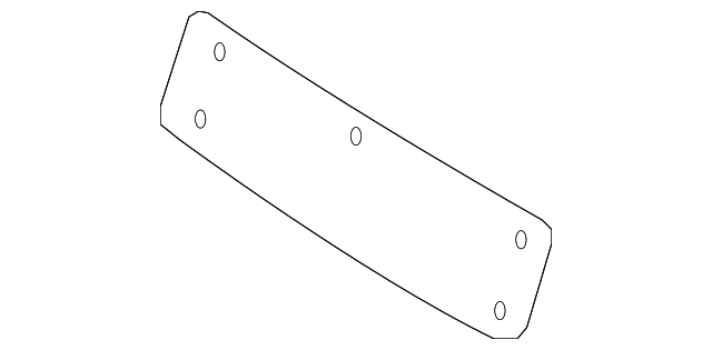 License Bracket 7L6-807-287-J - View 2