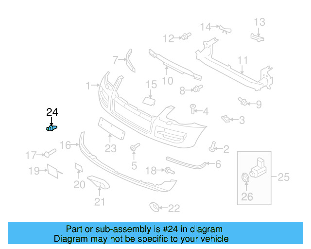 Wheel Opening Molding Rivet N-038-550-1 - View 7