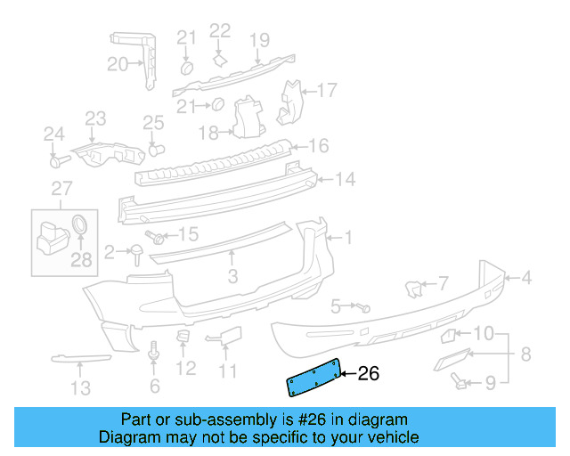 Reverse Sensor Seal 7L6-919-659-01C