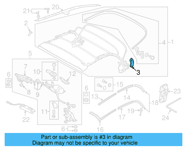 End Plate 5C3-871-444-A - View 3