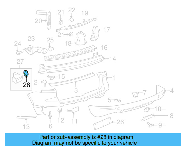 Reverse Sensor Seal 7L6-919-659-01C - View 9