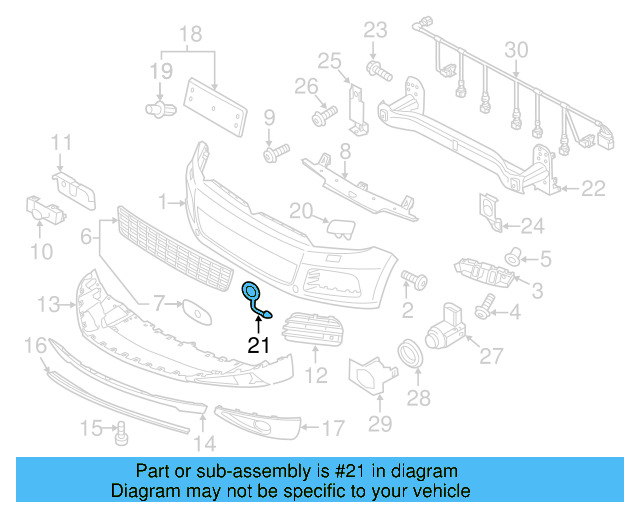 License Bracket Rivet N-038-549-4 - View 11