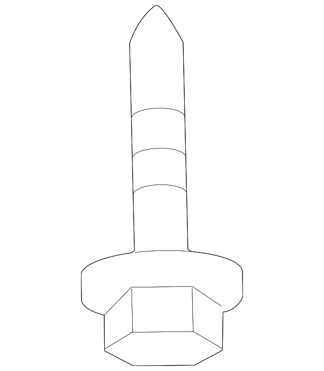 Trans Mount Bracket Mount Bolt N-100-155-07 - View 7