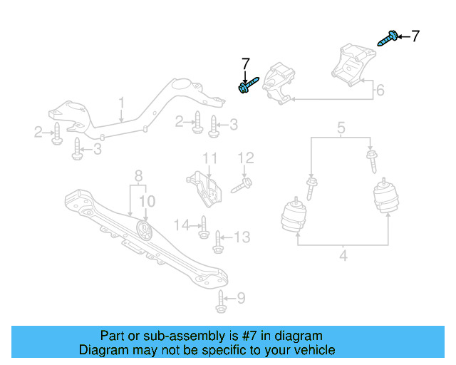 Mount Bracket Mount Bolt N-107-642-01 - View 2