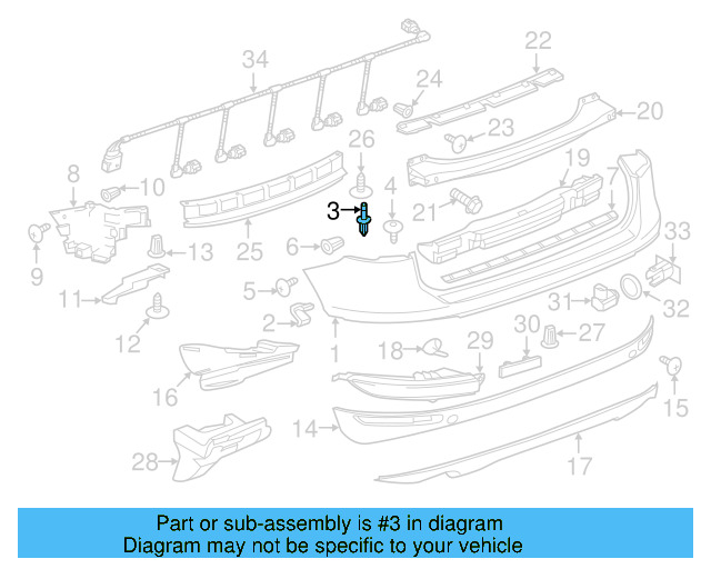 Side Cover Clip 1K0-867-388-A - View 208