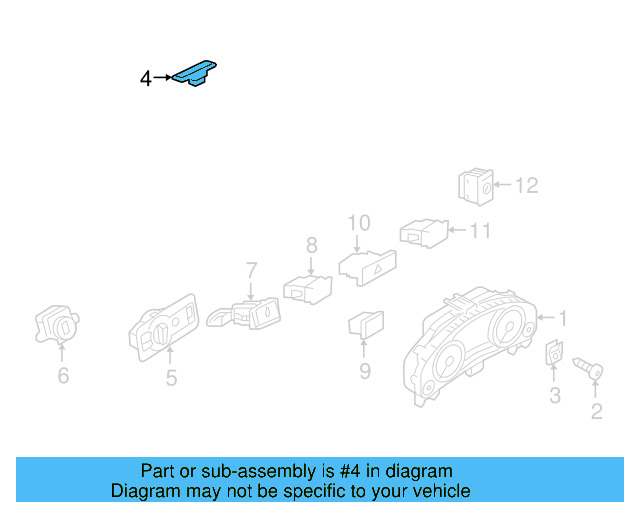 Center Cover 7P6-857-922-G-81U