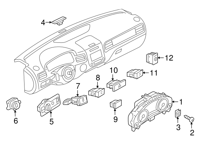Side Trim Panel Screw N-906-986-06 - View 46