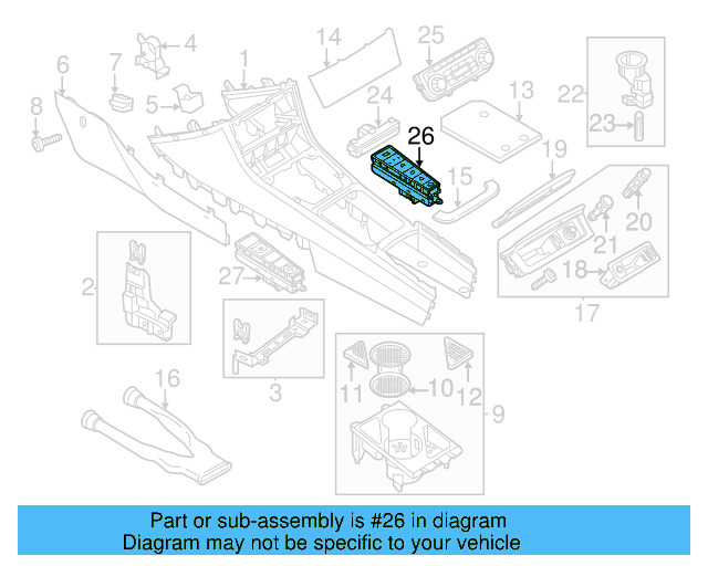 Combination Switch 3C9-953-502-C-9B9 - View 7