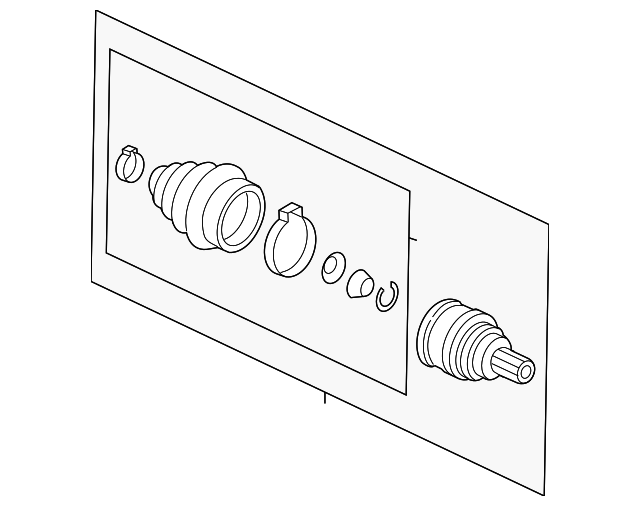 Outer Joint Assembly 5C0-498-099-D - View 3