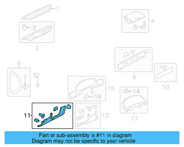 Trim Cover 7P1-858-366-M-H67