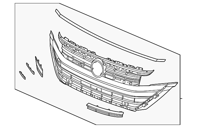 Grille Assembly 3G8-853-651-AR-ZLL