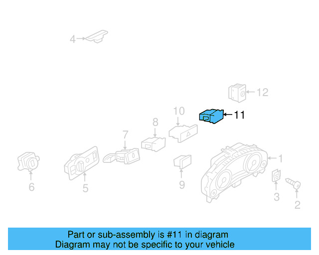 Trim Cover 7P1-858-366-M-H67 - View 13