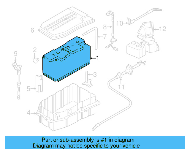 Vehicle Battery 000915089H