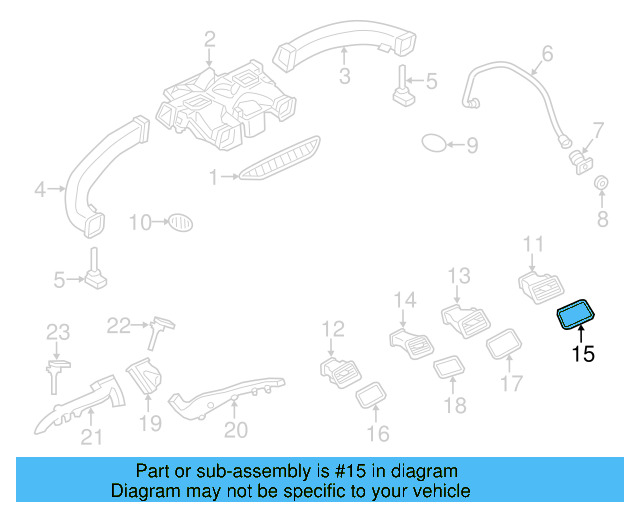 Trim Bezel 7P1-819-574-C-3Q7 - View 3