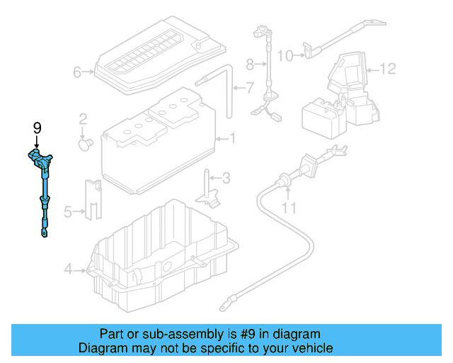 Positive Cable 7P0-971-225-B - View 7